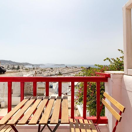 شقة Elenitas Town House With Balcony And Sea View Mykonos Town المظهر الخارجي الصورة