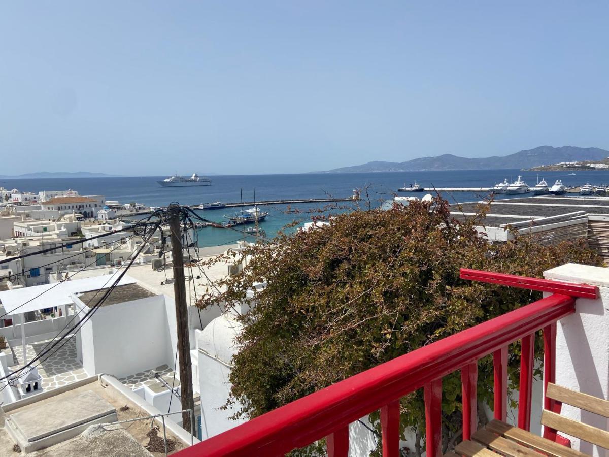 شقة Elenitas Town House With Balcony And Sea View Mykonos Town المظهر الخارجي الصورة