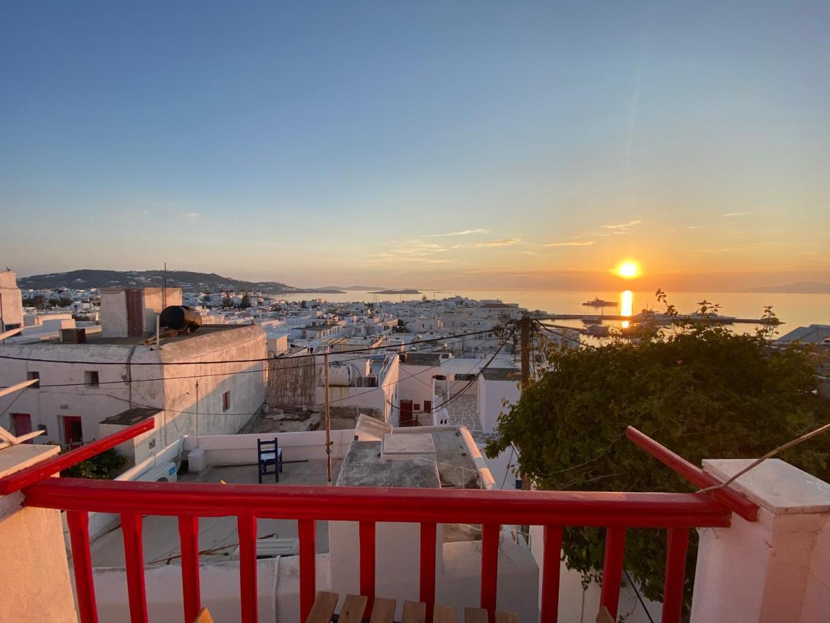 شقة Elenitas Town House With Balcony And Sea View Mykonos Town المظهر الخارجي الصورة