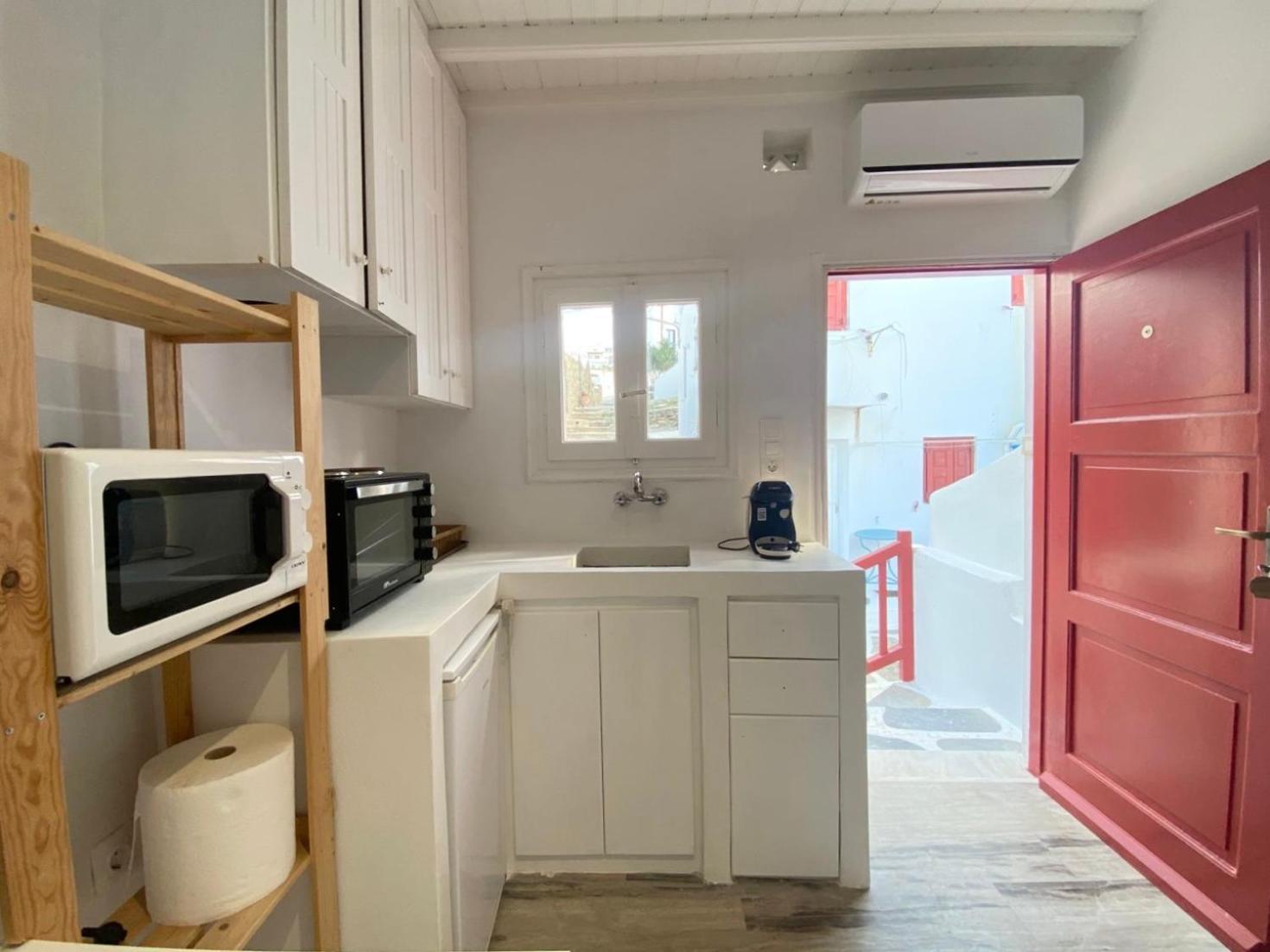 شقة Elenitas Town House With Balcony And Sea View Mykonos Town المظهر الخارجي الصورة